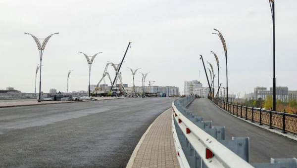 Движение по новому мосту Тауелсиздик в Астане обещают открыть 30 октября