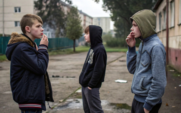 Дети курят и матерятся под окнами. Совет юриста