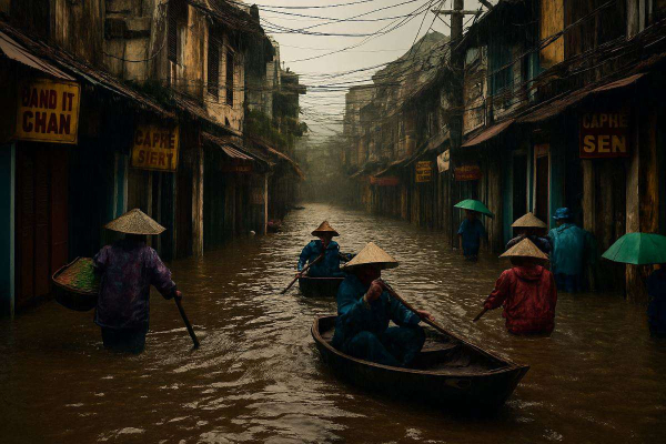 Около ста человек стали жертвами мощного наводнения во Вьетнаме
