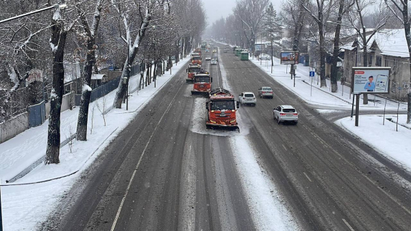 Коммунальные службы Алматы работают в усиленном режиме