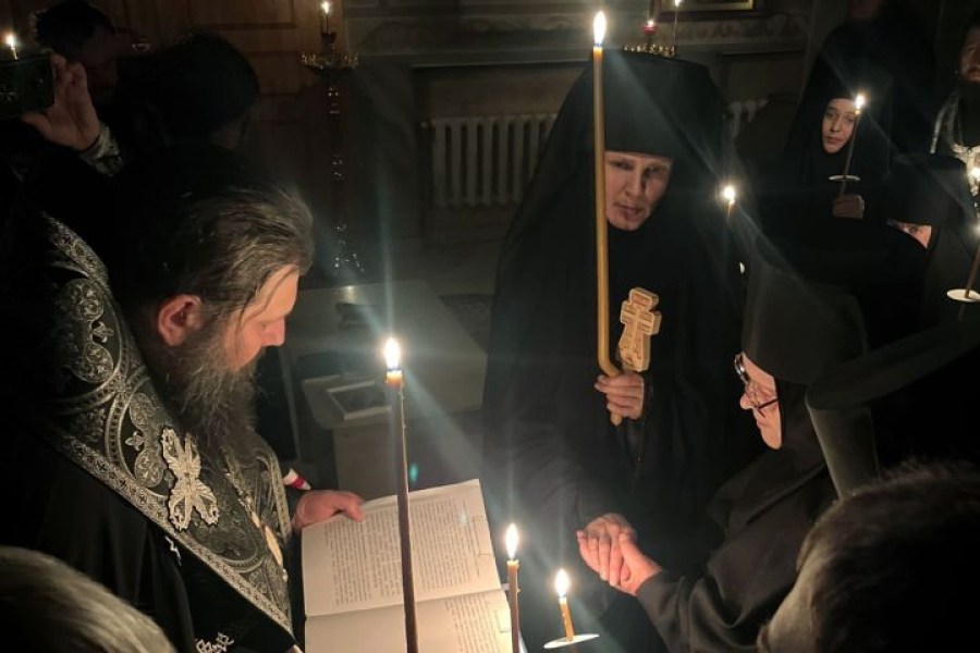 В Елабужском монастыре епископ Гавриил совершил монашеский постриг