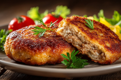 Та самая консистенция, как в столовых: готовим котлеты с добавлением плавленого сырка