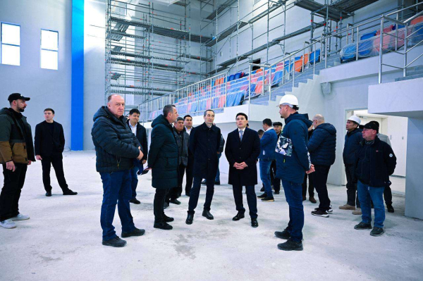 К концу мая в Астане завершат первый этап строительства Национального университета спорта