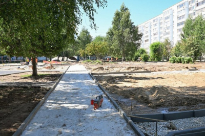 В Казани капремонт дворов по программе &laquo;Наш двор&raquo; завершен на 90%