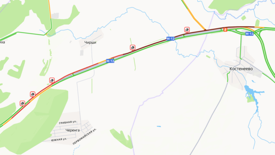 Минимум пять ДТП и огромная пробка: что происходит на трассе Казань &ndash;&nbsp;Набережные Челны из-за метели 20/02/2026 &ndash; Новости
